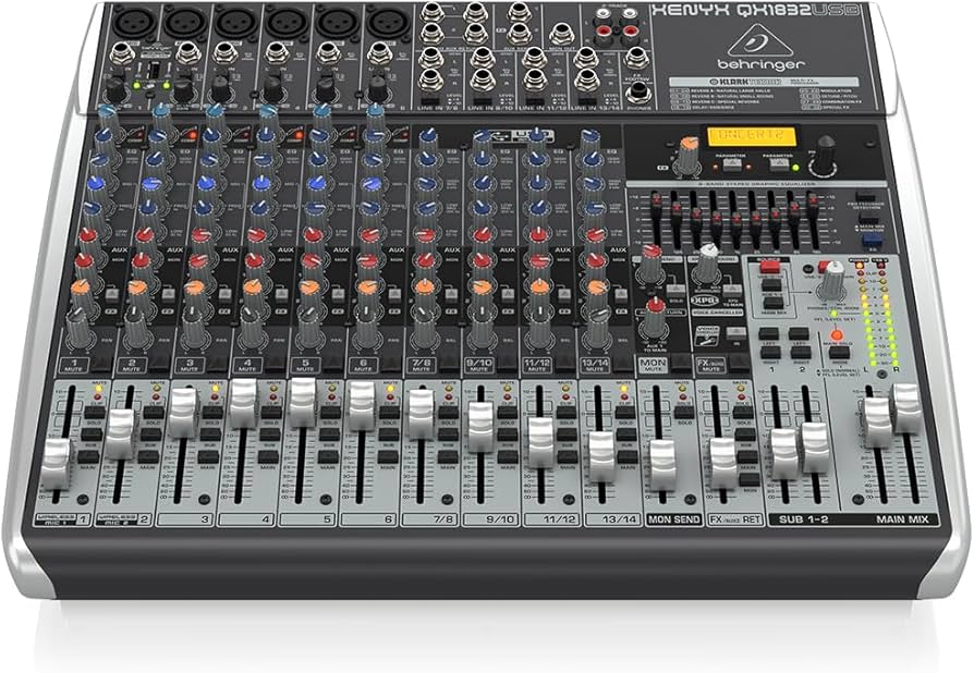BEHRINGER XENYX 1832FX アナログミキサー Amazon.co.jp: Behringer アナログミキサー 18チャンネル3バス 1
